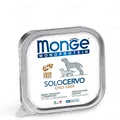 Корм вологий для собак Monge Dog Solo Only Deer оленина, 150 г