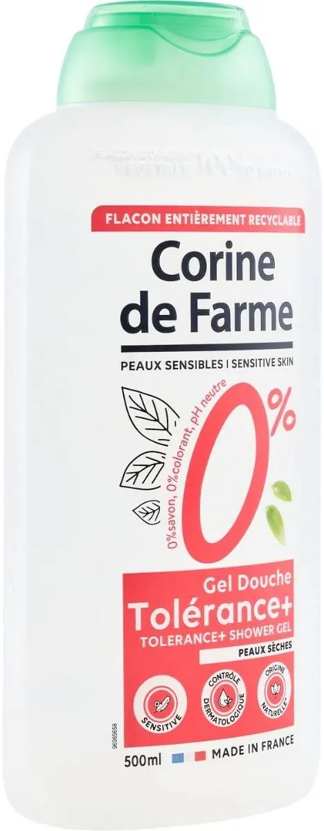 Гель для душу Corine de Farme Pure 0% для сухої шкіри, 500 мл