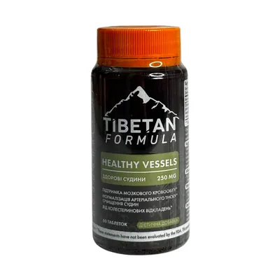 Здорові судини Tibetan formula, 60 таблеток
