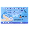 Пластырь бактерицидный IGAR тип Водостойкий на полимерной основе (ПВХ) 2,5 см х 7,6 см, 100 штук