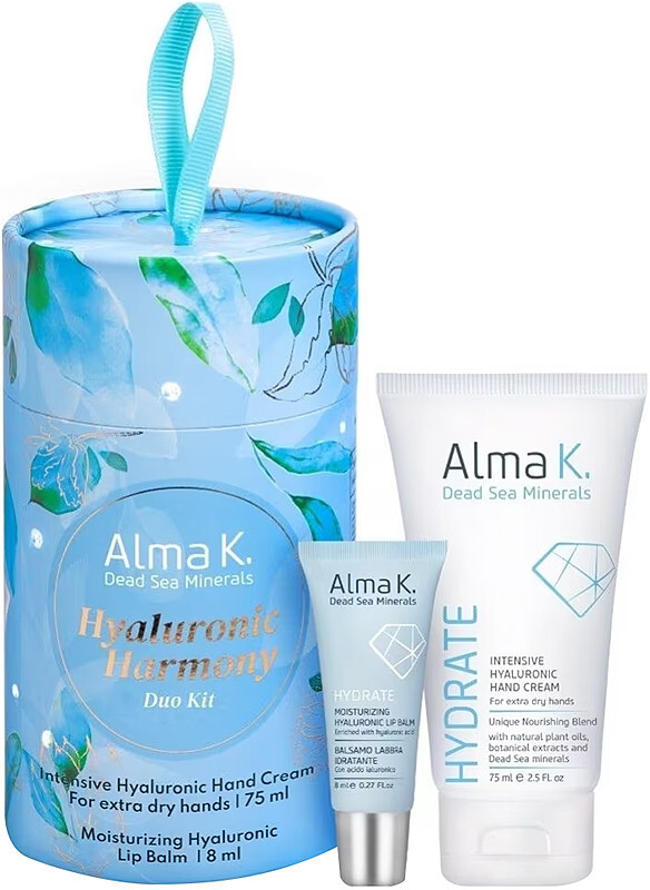 Набір Alma K. Hyaluronic Harmony Duo (крем для рук 75 мл + бальзам для губ 8 мл)