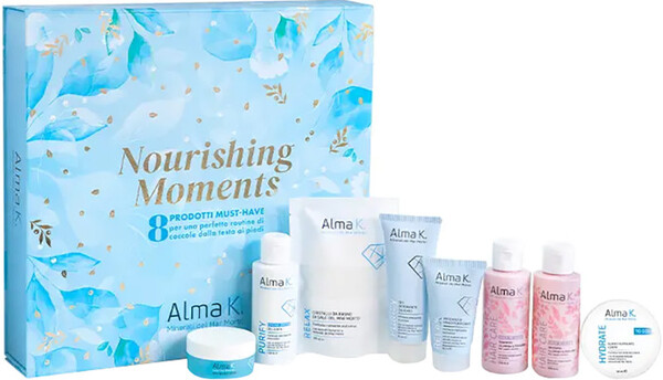 Набір Alma K. Nourishing Moments для догляду за волоссям, тілом та обличчям