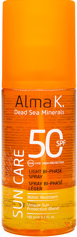 Спрей сонцезахисний Alma K. SPF50 для тіла двофазний легкий, 150 мл