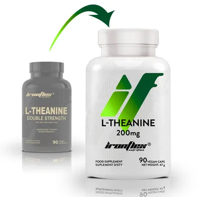 L-теанін IronFlex Nutrition L-Theanine Double Strength 200 мг, 90 вегетаріанських капсул