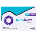 Айглимет таблетки, п/плен. обол. по 50 мг/1000 мг №28 (7х4)