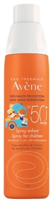 Спрей солнцезащитный Avene SPF50+ для детей, 200 мл