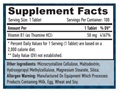 Витамин B-1/Тиамин Haya Labs B-1/Thiamine 50 мг таблетки №100