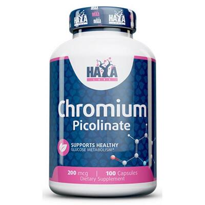 Хрома Пиколинат Haya Labs Chromium Picolinate 200 мг капсулы №100