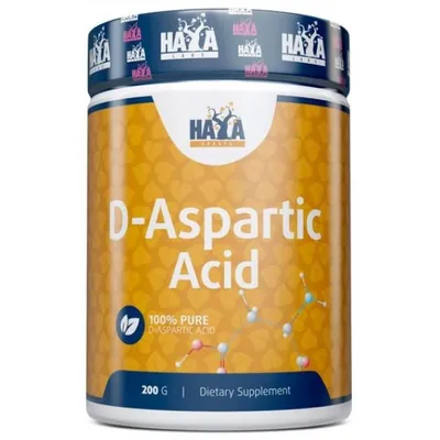 D-аспарагінова кислота Haya Labs D-Aspartic Acid (Sports), порошок 200 г