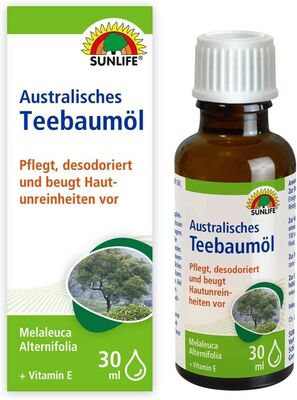 Масло косметическое Sunlife чайного дерева Australisches Teebaumоl, 30 мл