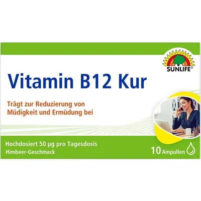 Вітаміни Sunlife Vitamin B12 Kur розчин питний по 7 мл №10 в амп.