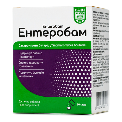 Ентеробам Baum Pharm пор. орал. саше №10