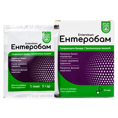 Ентеробам Baum Pharm пор. орал. саше №10