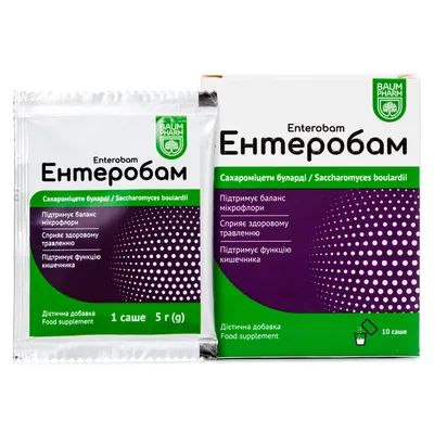 Ентеробам Baum Pharm пор. орал. саше №10