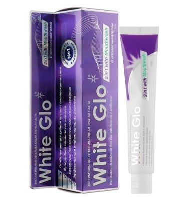 Зубная паста White Glo отбеливающая с ополаскивателем 2 в 1, 100 г