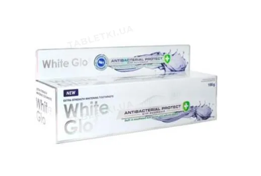 Зубна паста White Glo відбілююча з антибактеріальним ефектом та ополіскувачем 2 в 1, 100 г
