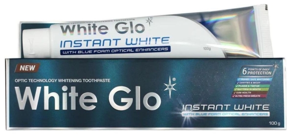 Зубная паста White Glo мгновенное отбеливание, 100 г