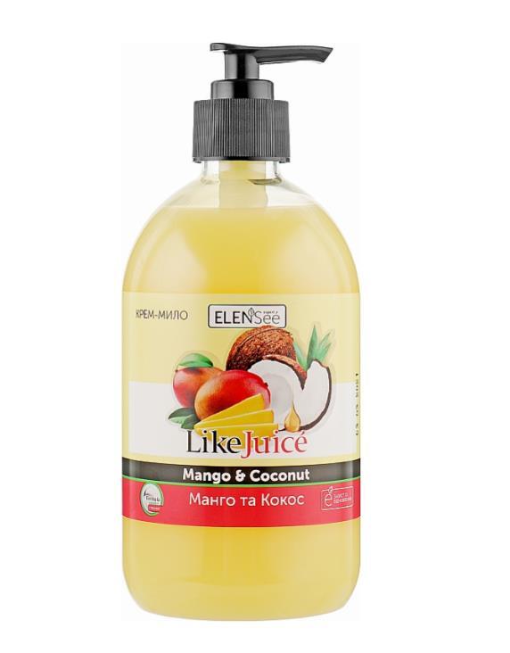 Крем-мыло жидкое Elensee Like Juice Манго-Кокос, 500 мл