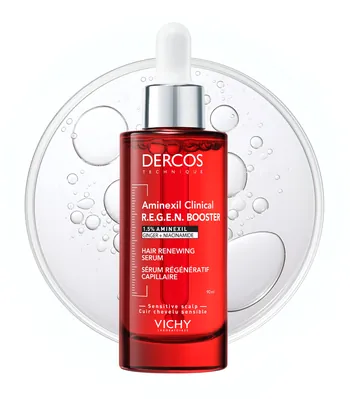 Сироватка Vichy Dercos Aminexil Clinical Regen Booster для відновлення густоти та боротьби з випадінням волосся, 90 мл