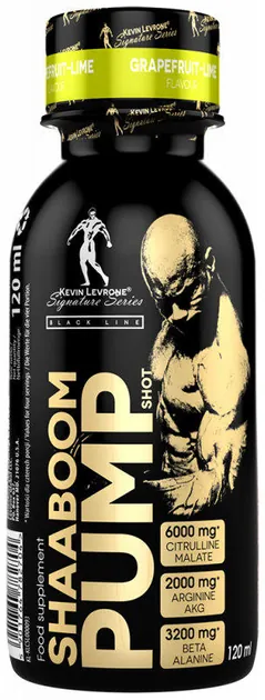 Передтренувальний комплекс Kevin Levrone Shaaboom Pump Shot грейпфрут-лайм, 120 мл