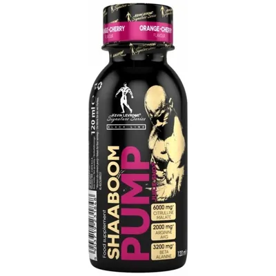 Передтренувальний комплекс Kevin Levrone Shaaboom Pump Shot апельсин-вишня, 120 мл