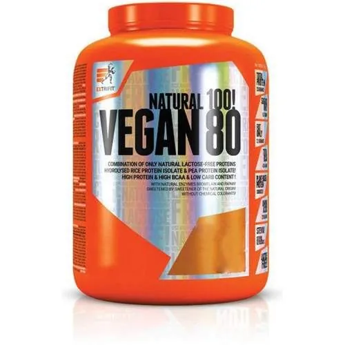 Протеїн рослинний ізолят Extrifit Vegan 80 Natural 100! карамель, 1 кг