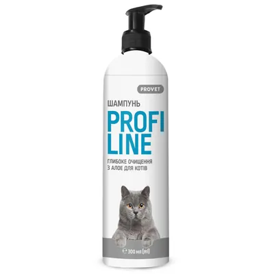 Шампунь ProVET Profiline PR242205 глибоке очищення з алое для котів, 300 мл
