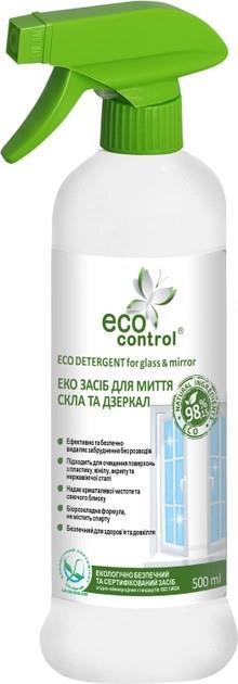 Эко средство Eco Control для мытья стекла и зеркал, 500 мл