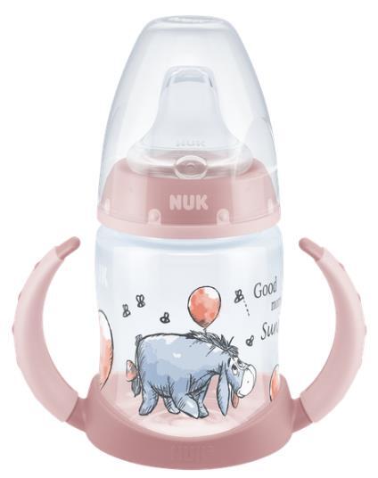 Поїльник Nuk First Choise Disney з ручкою + насадка силіконова, рожевий, 150 мл