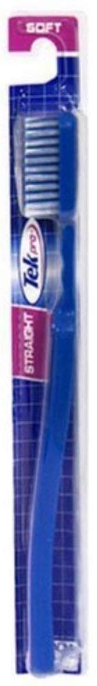 Зубная щетка TekPro Straight Soft, 1 шт