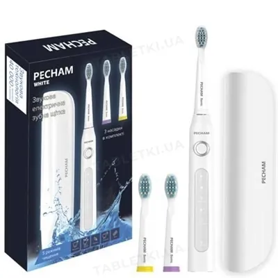 Електрична зубна щітка PECHAM White Travel PC-081