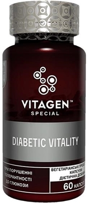 Витаджен №14 DIABETIC VITALITY капсулы №60 во флак.