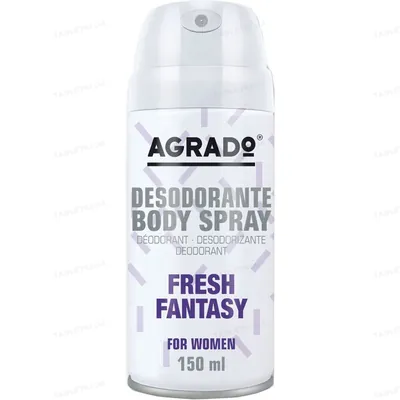 Дезодорант спрей Agrado Fresh Fantasy, 150 мл
