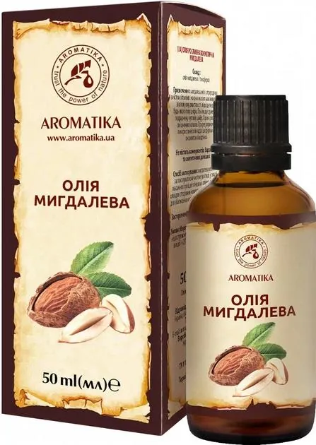 Олія рослинна Ароматика Мигдалева, 50 мл