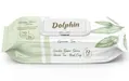 Серветки вологі Dolphin Green Tea, з клапаном, 72 шт