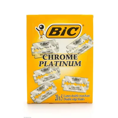 Леза двосторонні Bic Chrome Platinum 5 х 20 шт