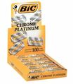Лезвия двухсторонние Bic Chrome Platinum 5 х 20 шт
