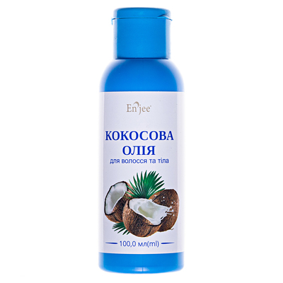 Кокосова олія Enjee для волосся і тіла, 100 мл