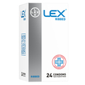 Презервативы Lex Ribbed с ребрами, 24 штуки