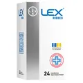 Презервативи Lex Ribbed з ребрами, 24 штуки