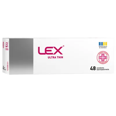 Презервативи Lex Ultra thin ультра тонкі, 48 штук