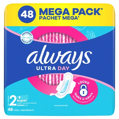 Прокладки гігієнічні Always Ultra Day Super, 5 крапель, 2 розмір, 48 шт