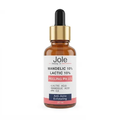 Пілінг для обличчя Jole Mandelic + Lactic Peeling з мигдальною та молочною кислотами, 30 мл