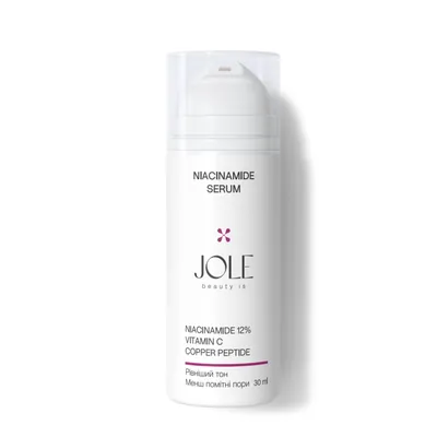 Сироватка для обличчя Jole Niacinamide з ніацинамідом 12% і вітаміном C, 30 мл