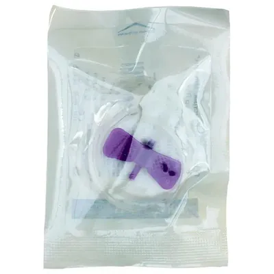 Катетер внутрішньовенний Alexpharm Butterfly тип метелик 24G, фіолетовий, 1 штука