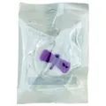 Катетер внутрішньовенний Alexpharm Butterfly тип метелик 24G, фіолетовий, 1 штука