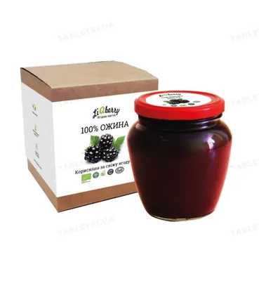 Паста ягідна LiQberry 100% Ожина, 550 г