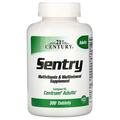 Мультивітаміни та мінерали для дорослих 21st Century Sentry Multivitamin Multimineral, 300 таблеток