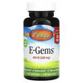 Вітамін Е Carlson Labs E-Gems Natural Vitamin E 268 мг (400 МО), 140 гелевих капсул