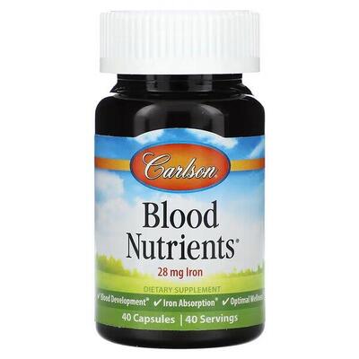 Комплекс для сердца и сосудов Carlson Labs Blood Nutrients, 40 капсул